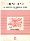 Concone 50 Lessons for Medium Voice Op.9