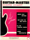 Guitar-Master Chord Chart by Cecil James 1964