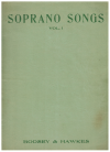 Soprano Songs Vol. 1 piano songbook (c.1950)