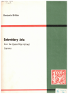 Embroidery Aria by Benjamin Britten sheet music