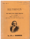 Beethoven The 32 Piano Sonatas in 5 Volumes: Vol.I Miniature Study Score