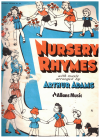 Nursery Rhymes With Music arranged by Arthur Adams childrens piano songbook