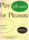 Play Folk Music For Pleasure childrens piano songbook