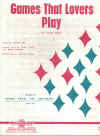Games That Lovers Play (Eine Ganze Nacht) (1966) ssheet music