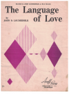 The Language Of Love (1961) sheet music