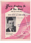 You're Breaking In A New Heart sheet music