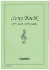 Casio Electronic Keyboard CTK-555L/CTK-560L Song Book