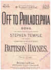 Off To Philadelphia (in D) original sheet music