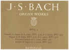 J S Bach Organ Works Book 3: Fantasias, Preludes And Fugues organ sheet music