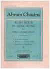 Rush Hour In Hong Kong from 'Three Chinese Pieces' by Abram Chasins piano solo sheet music