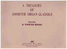 A Treasury Of Shorter Organ Classics organ music book