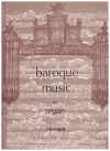 Baroque Music For Organ organ music book