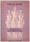 Organ Music For Services Of Thanksgiving edited by C H Trevor organ music book