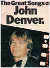 The Great Songs Of John Denver PVG songbook