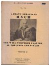 Bach The Well-Tempered Clavier 48 Preludes and Fugues for Piano Vol.II Miniature Study Score