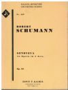 Schumann Genoveva An Opera in 4 Acts, Op. 81 for Orchestra and Voice Miniature Study Score