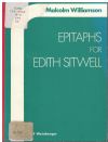 Epitaphs For Edith Sitwell by Malcolm Williamson for String Orchestra Miniature Study Score