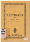 Beethoven Trio for Piano, Violin and Violoncello in B flat Major Op.97 Miniature Study Score