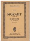 Mozart Idomeneo, King of Crete Overture K.366  for Orchestra Miniature Study Score