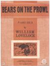 William Lovelock: Bears On The Prowl for piano solo