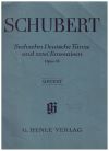 Schubert Sechzehen Deutsche Tanze und Zwei Ecossaisen Op. 33 for piano 