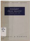 Mozart String Quartet No. 23 in F Major K.V. 590 Miniature Study Score