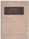 Symphony No. 4 in D Major 'The Clock' by Joseph Haydn for Orchestra Miniature Study Score