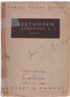 Beethoven Symphony No. 1 in C Major Op. 21 for Orchestra Miniature Study Score