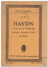 Symphony No.85 (originally No.15) in Bb Major 'La Reine' for Orchestra by Joseph Haydn Miniature Study Score