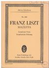 Mazeppa (Symphonic Poem No. 6) after Victor Hugo by Franz Lisz for Full Orchestra Miniature Study Score