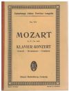 Piano Concerto in D minor K.V. 466 by W A Mozart for Piano and Orchestra Miniature Study Score.