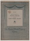 The Boston Music Company Digest Of Piano Pieces For The Left Hand Alone (1917)