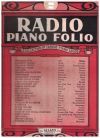 Radio Piano Folio A Collection of Famous Piano Solos music book