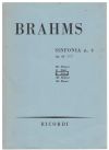 Brahms Symphony No. 4 in E minor Op. 98 for Orchestra Miniature Study Score