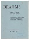 Variations On A Theme By Haydn Op.56a for Orchestra by Johannes Brahms Miniature Study Score